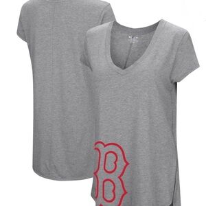 Boston Red Sox Under Armour V-Neck Tri-Blend T-Shirt